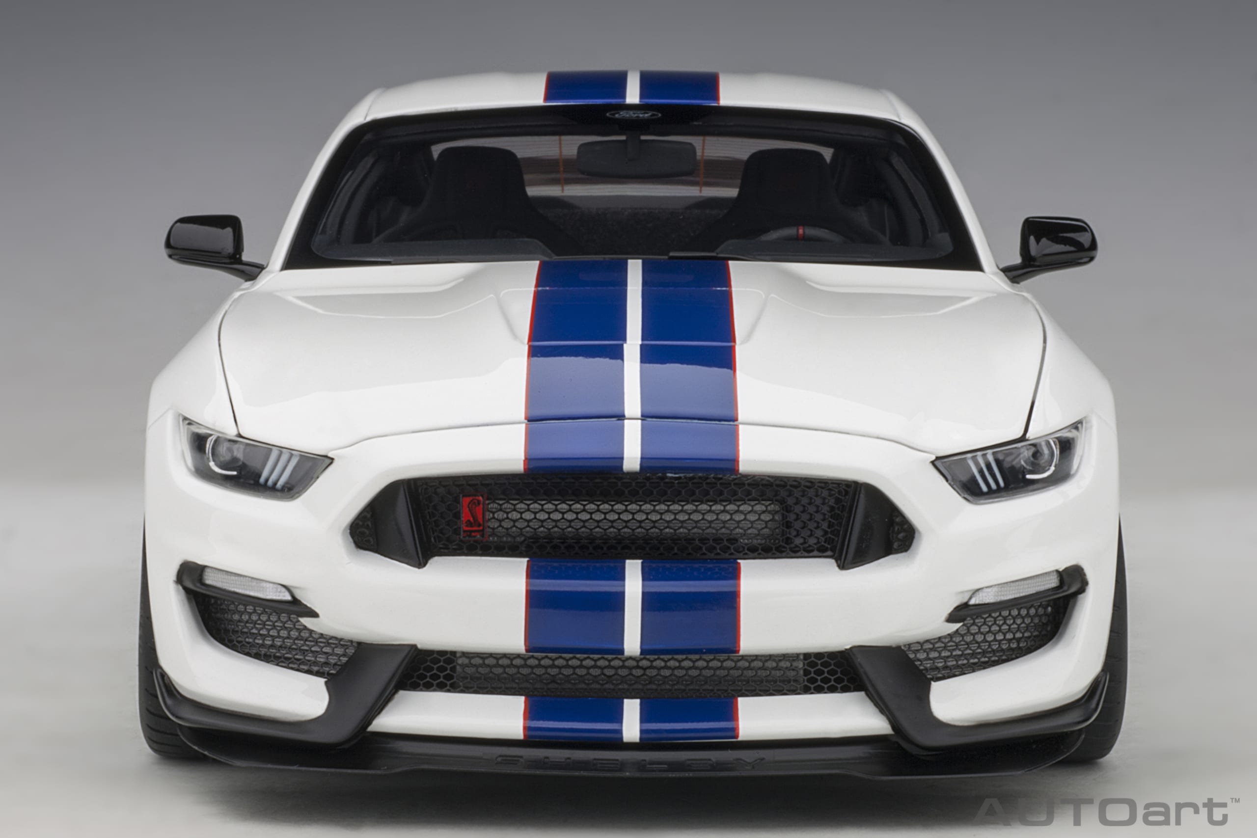 Ford Mustang Shelby GT-350R (Oxford with Lightning Blue Stripes) | AUTOart