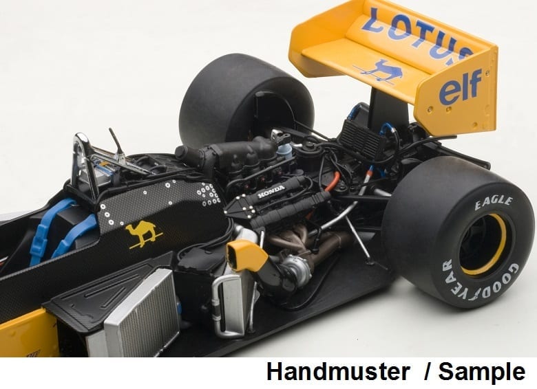 正規品100%新品AUTOart 1/18 ロータス 99T ホンダ F1 日本GP 1987 #11 中嶋悟 レーシングカー