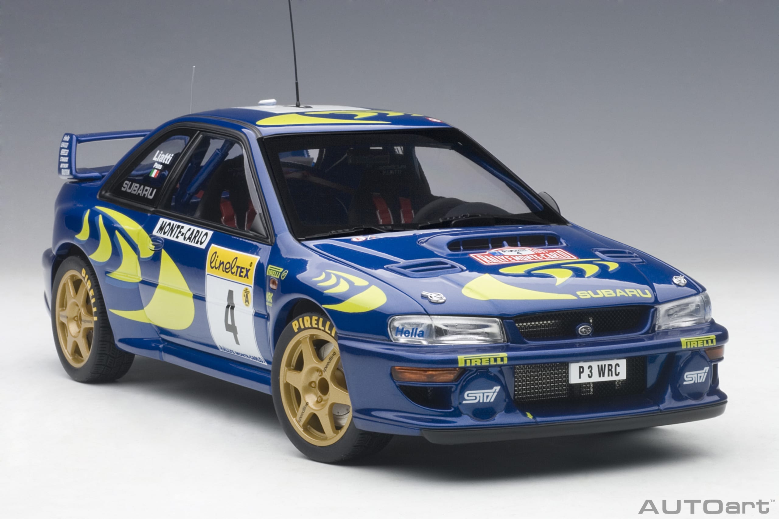 Subaru Impreza WRC Rally of Monte Carlo 1997 P.Liatti/F